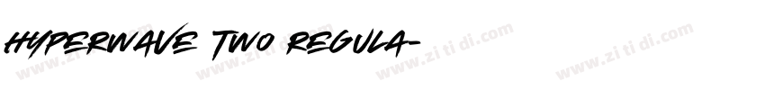 Hyperwave Two Regula字体转换